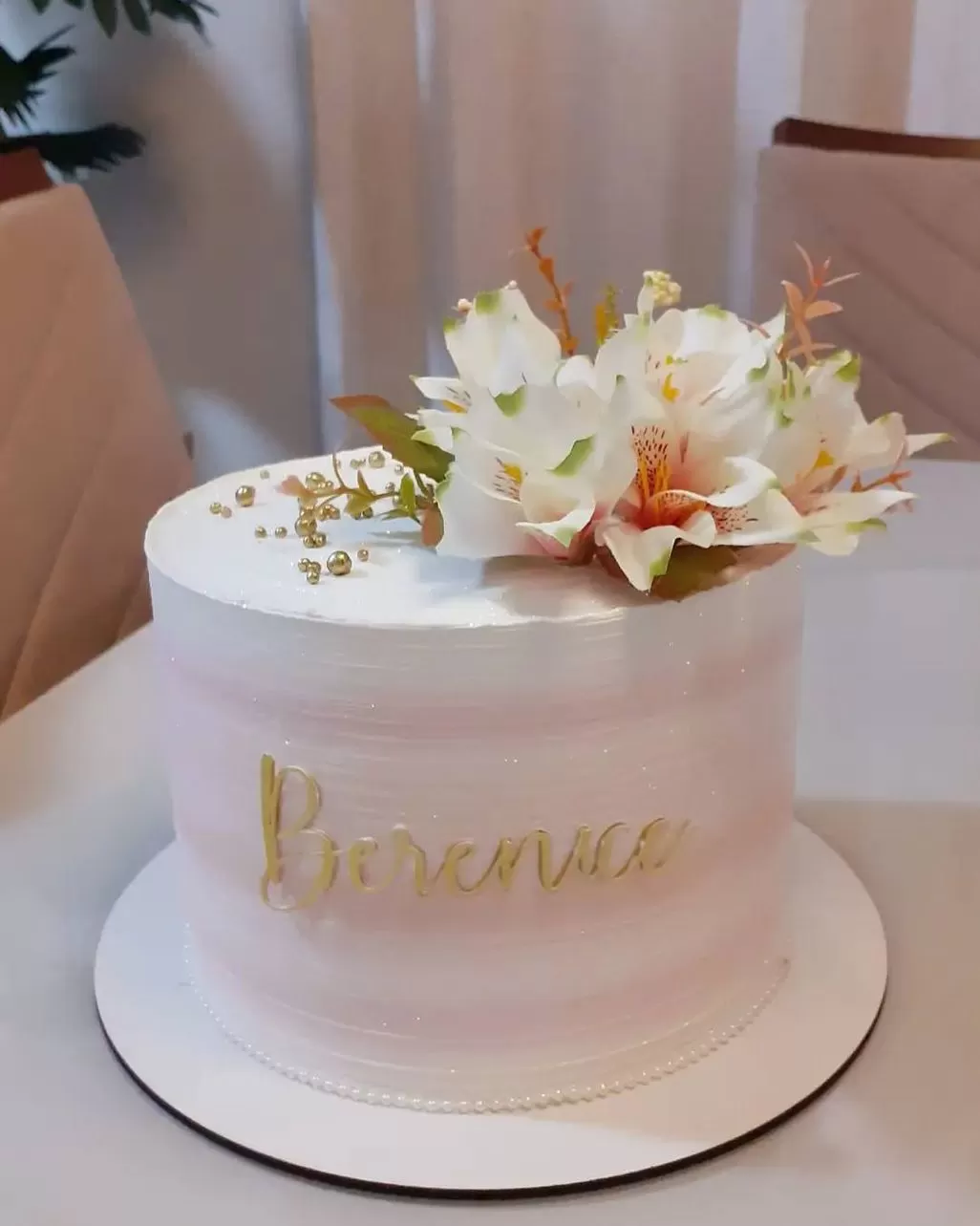 delicate feminine cake