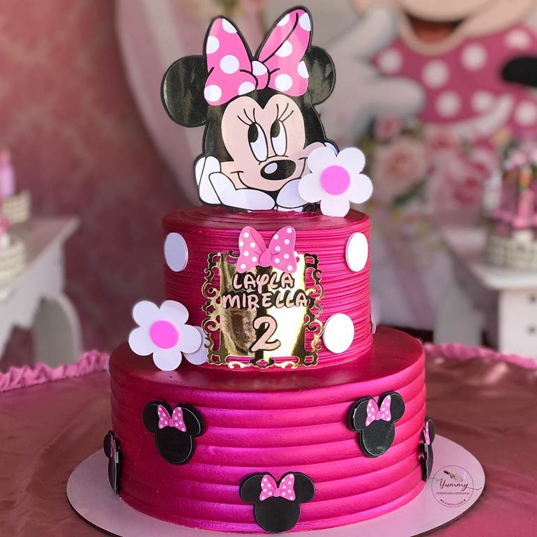 Bolo Decorado Minnie