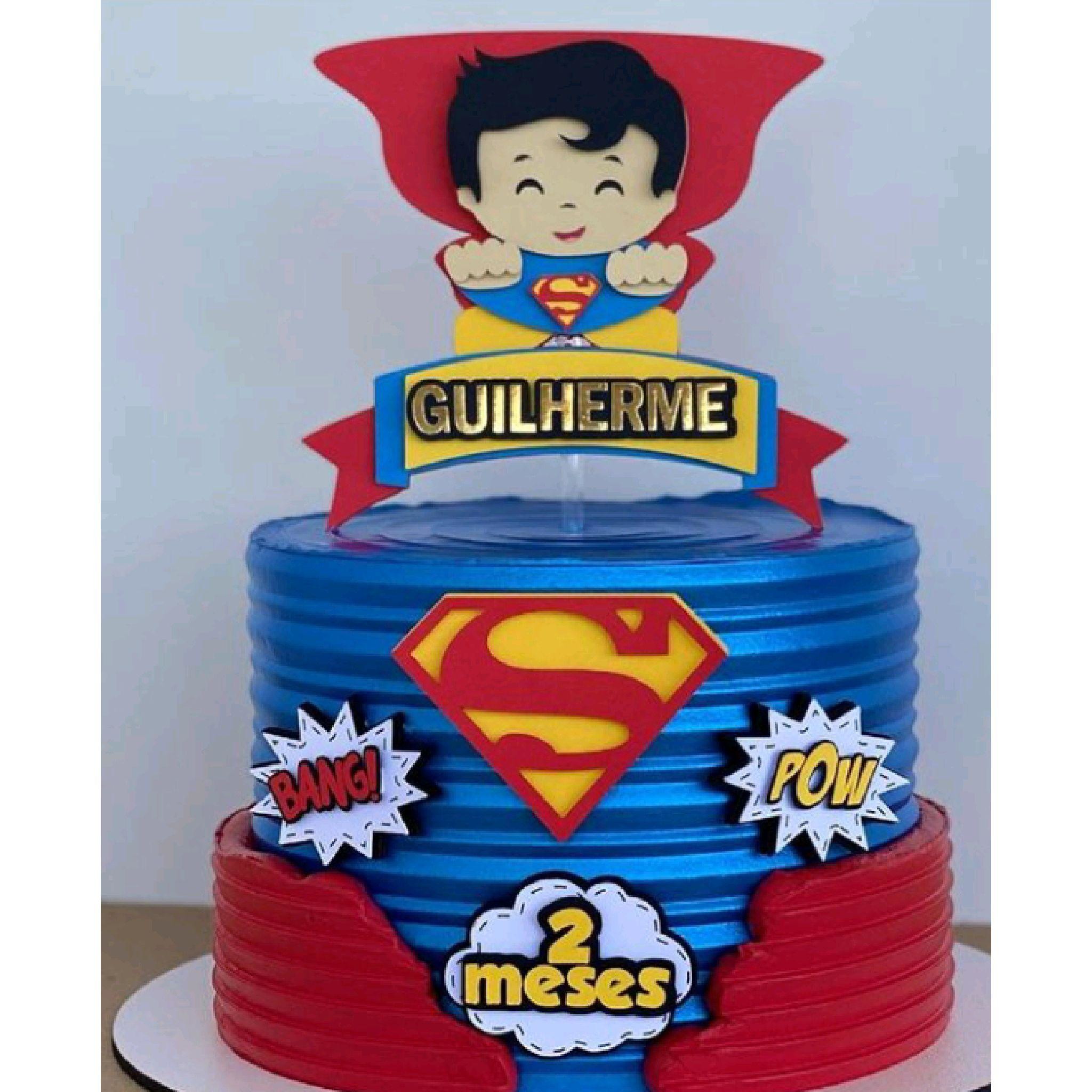 Bolo Decorado Superman