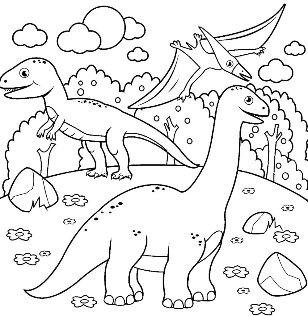 desenho-para-colorir-dinossauro