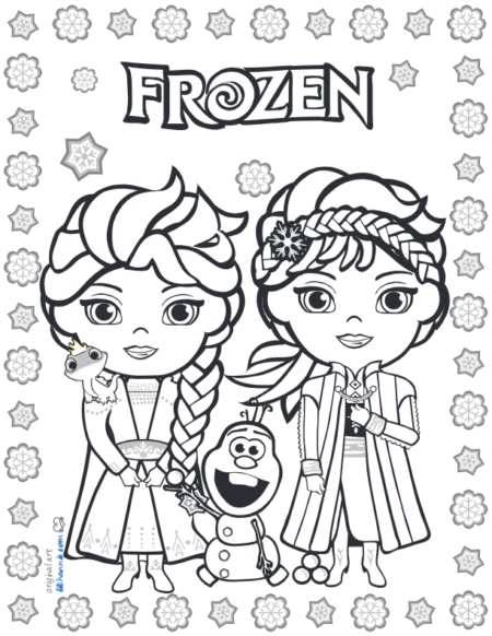 desenho-para-colorir-frozen