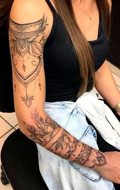 tatuagem feminina braço