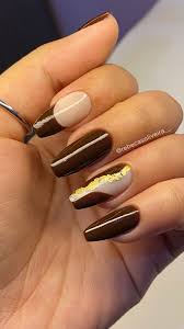 unhas-decoradas-marrom