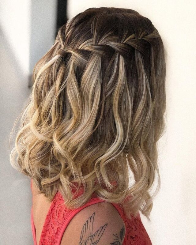 penteado madrinha cabelo curto