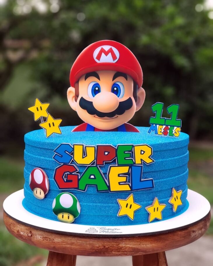 Bolo Decorado Mario Bros