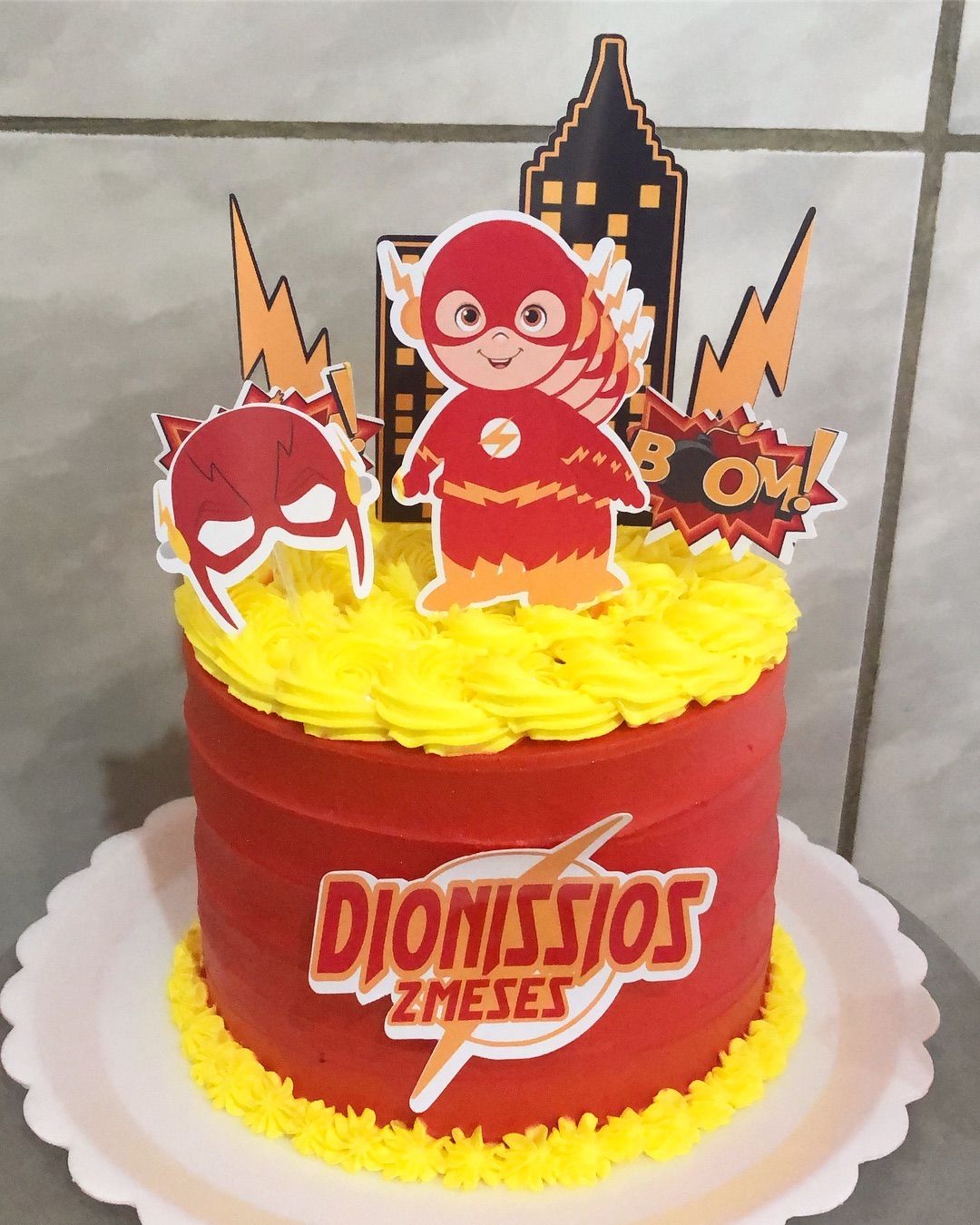 Bolo Decorado The Flash