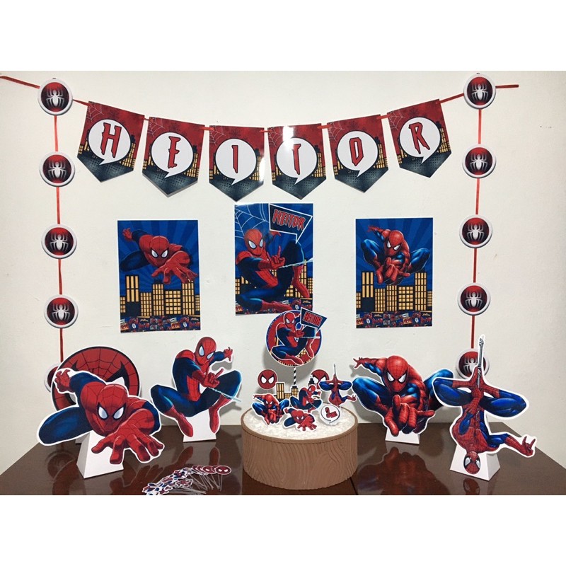 Decoracao Do Homem Aranha Simples