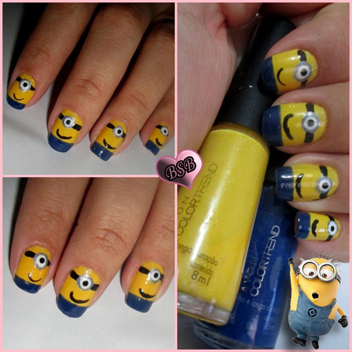 Unha Decorada Minions