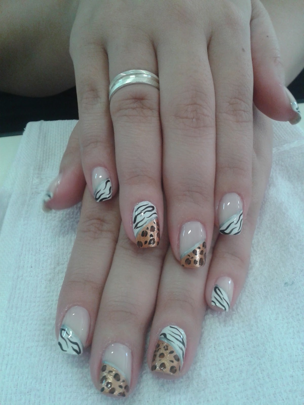 Unhas Decoradas Zebra E Onça