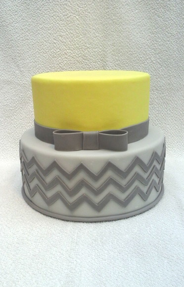 Bolo Decorado Chevron