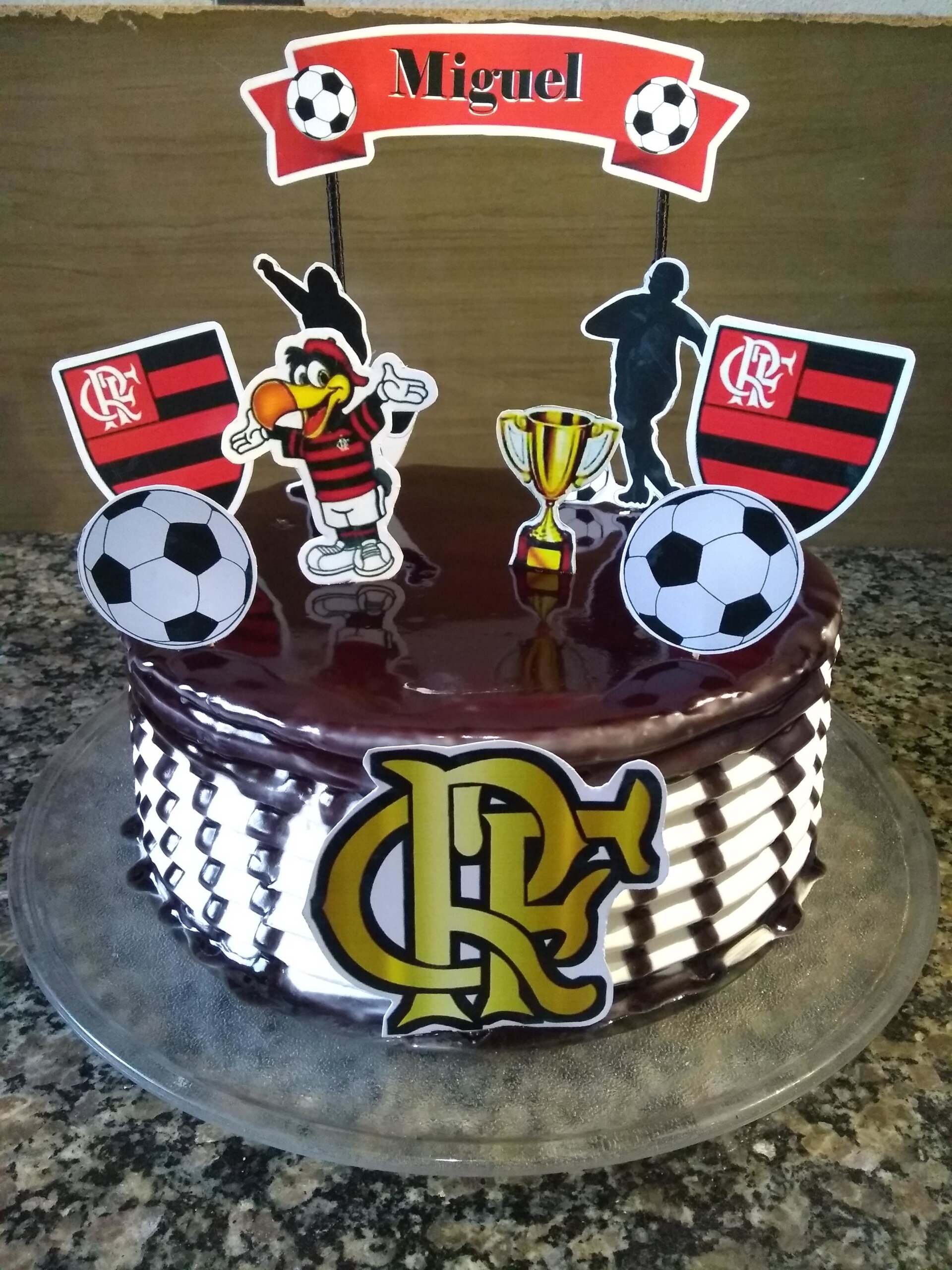 Bolo Decorado Flamengo