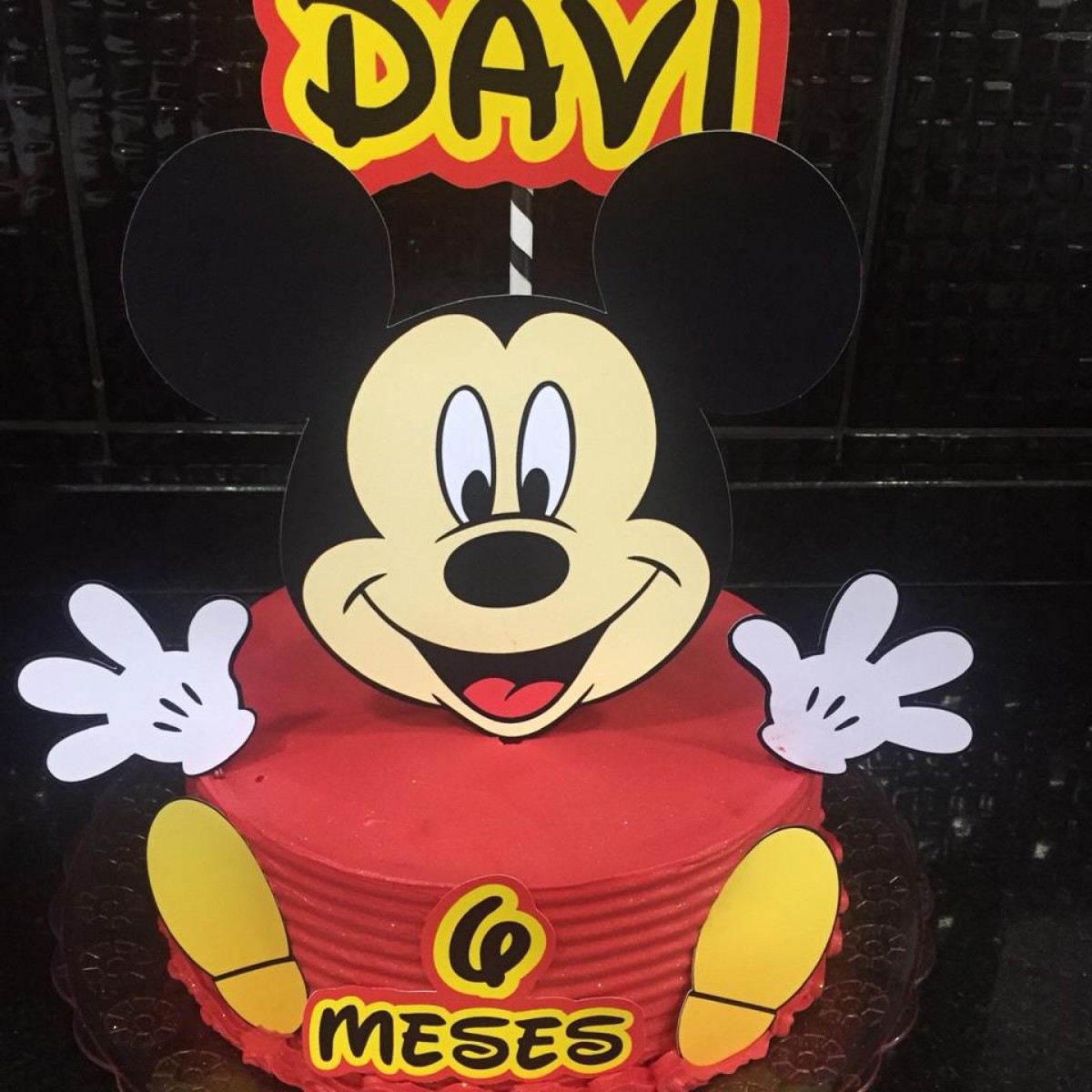 Bolo Decorado Mickey