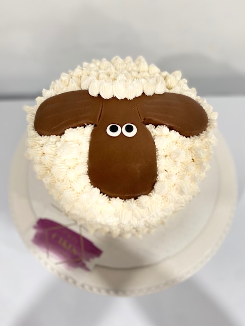 Sheep Decorated Cake