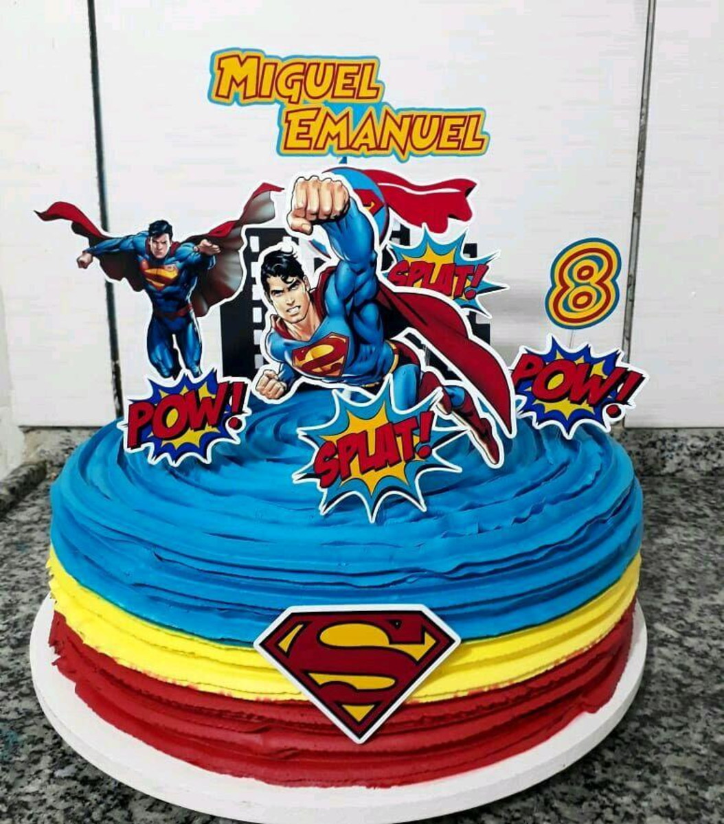 Bolo Decorado Superman