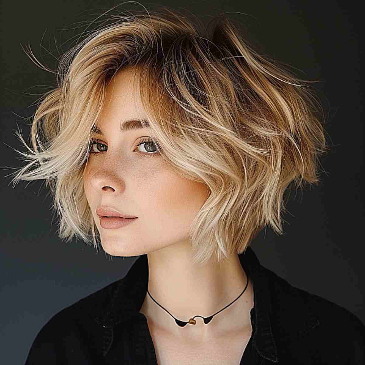 Wavy Short Hair