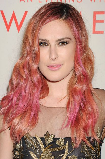 celebrities with pastel pink hair