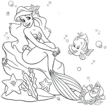 desenho-para-colorir-ariel