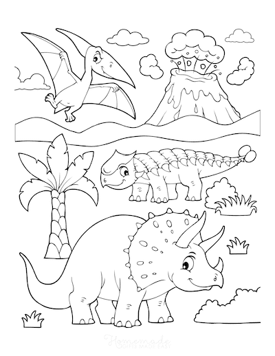 desenho-para-colorir-dinossauro