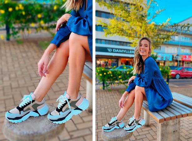 Look with Chunky Sneakers