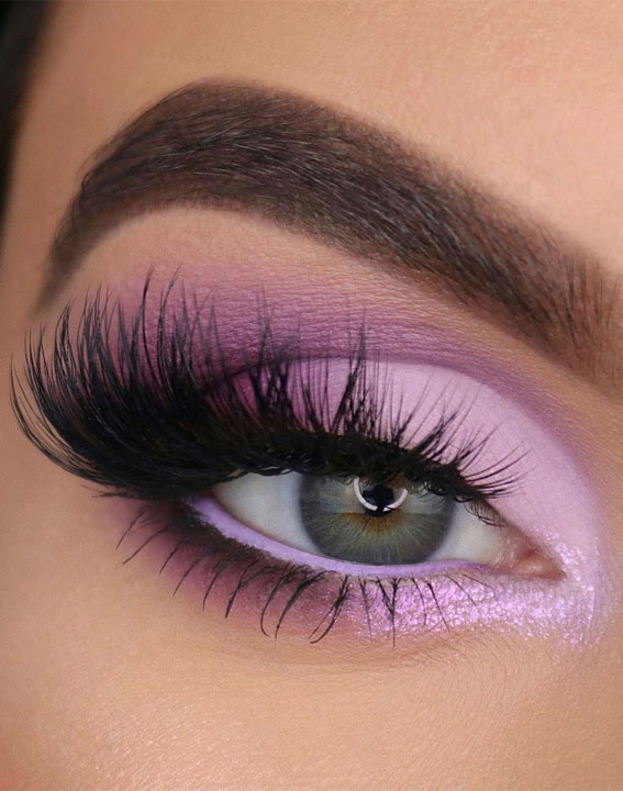 Lilac Makeup Idea