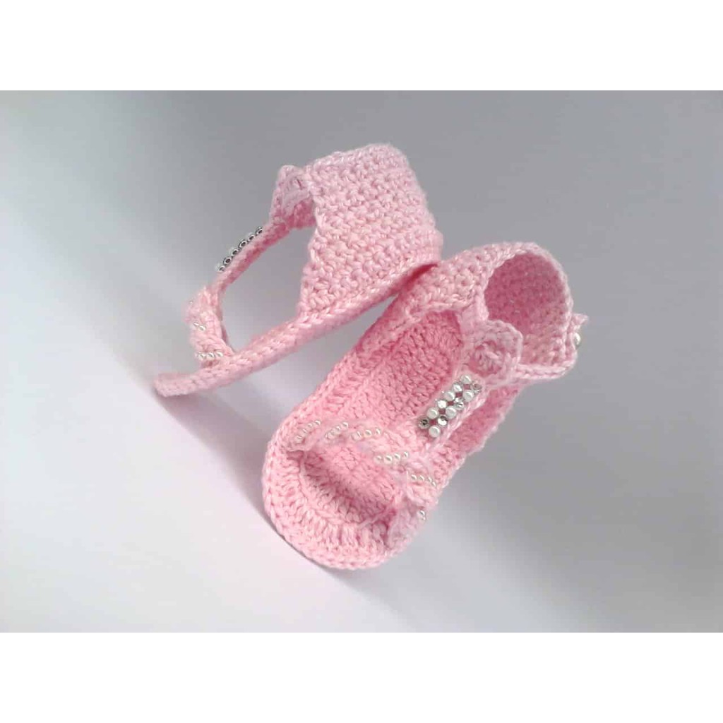 Sandalinha De Croche Para Bebe