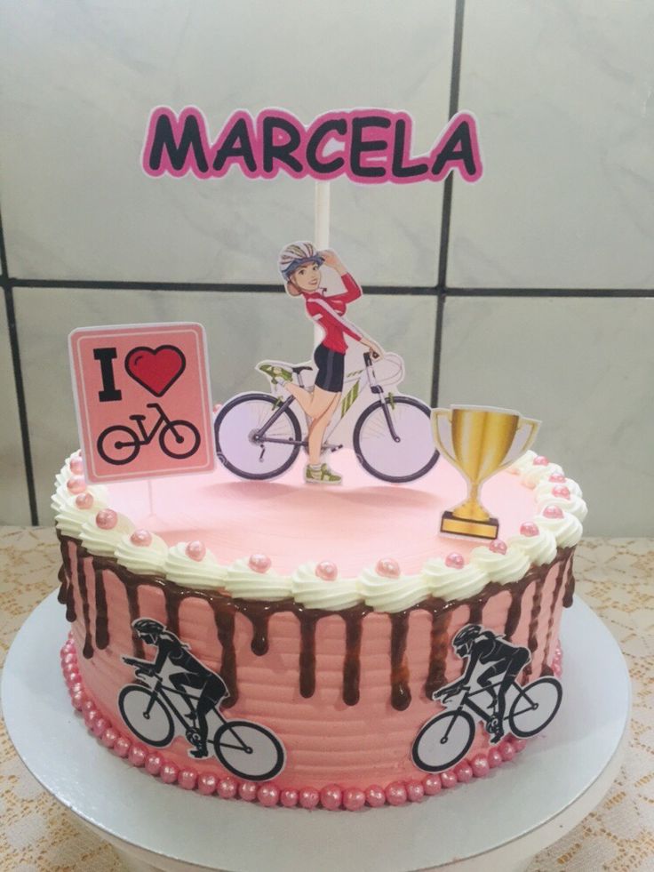 Bolo Decorado Bike