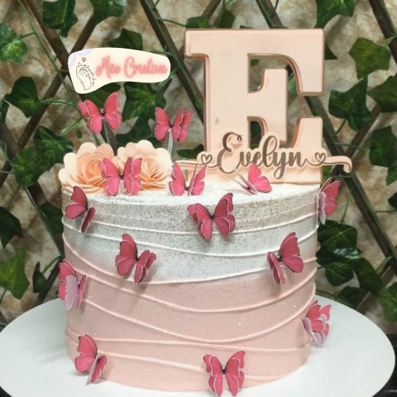 simple feminine cake