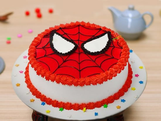 Bolo Decorado Homem Aranha