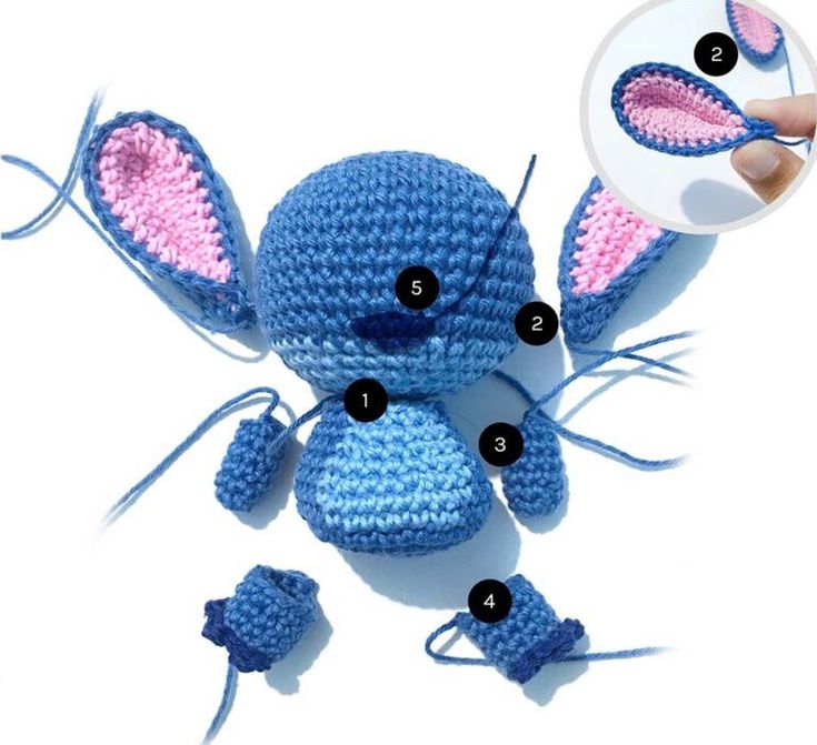 Crochê do Stitch