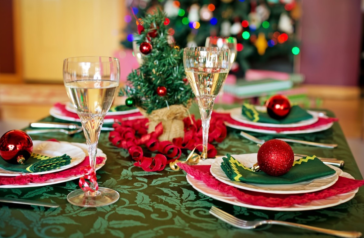 Decoração de Mesa de Natal