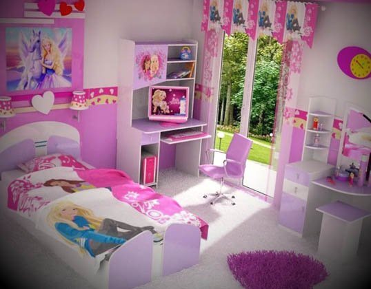 Decoração de Quarto da Barbie