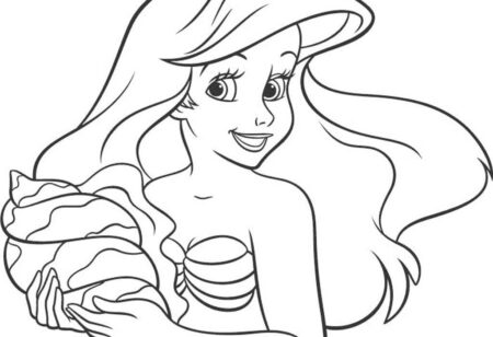 desenho-para-colorir-ariel