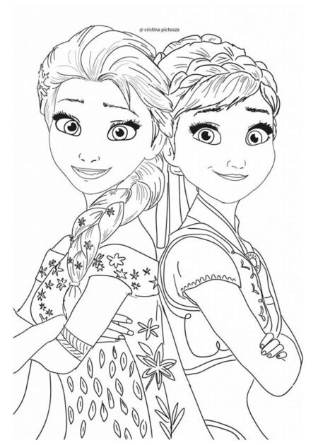 desenho-para-colorir-frozen