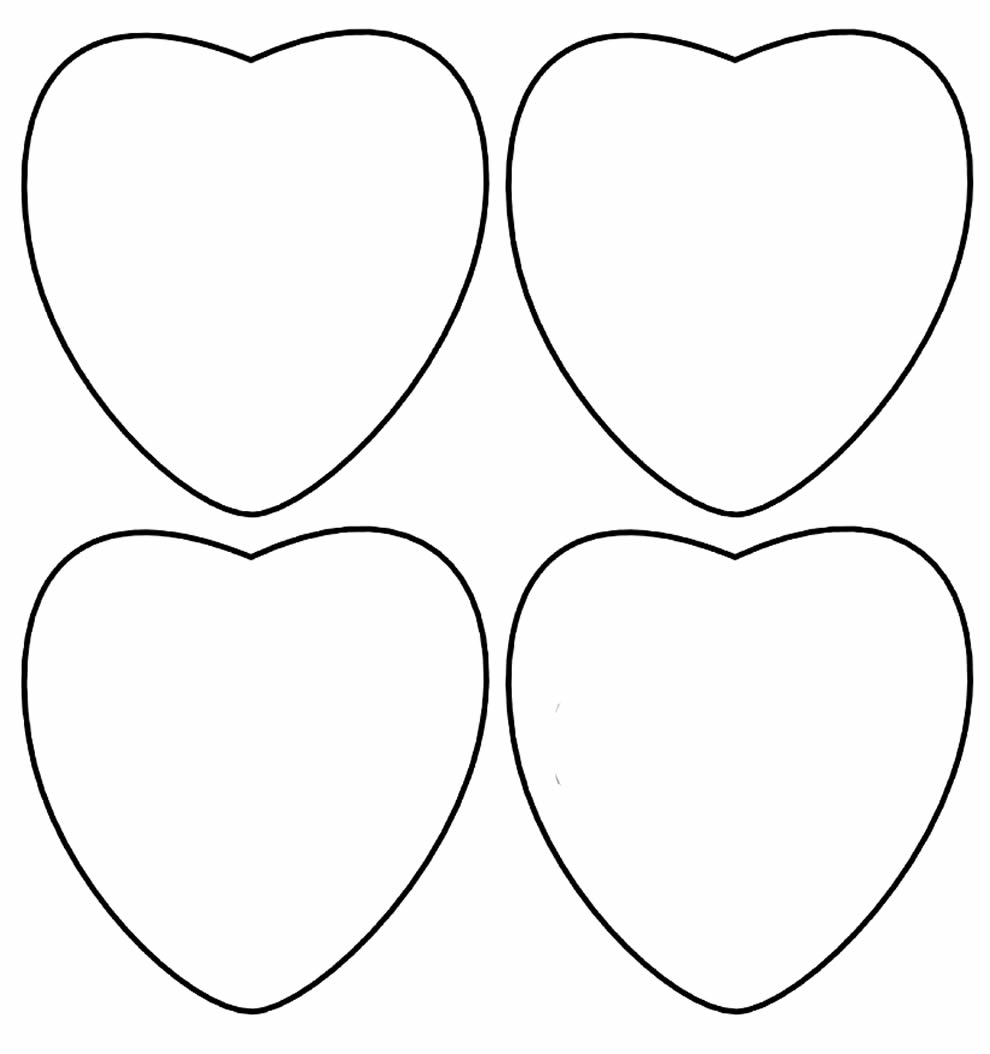 Moldes De Coracao Para Imprimir