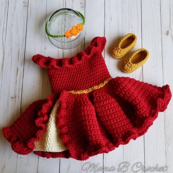 roupinha de bebe de croche menina