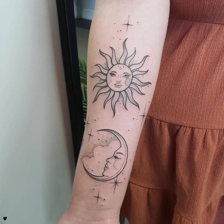 Sol E Lua Tatuagem Significado