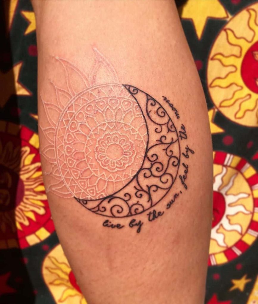 Tatuagem De Sol E Lua