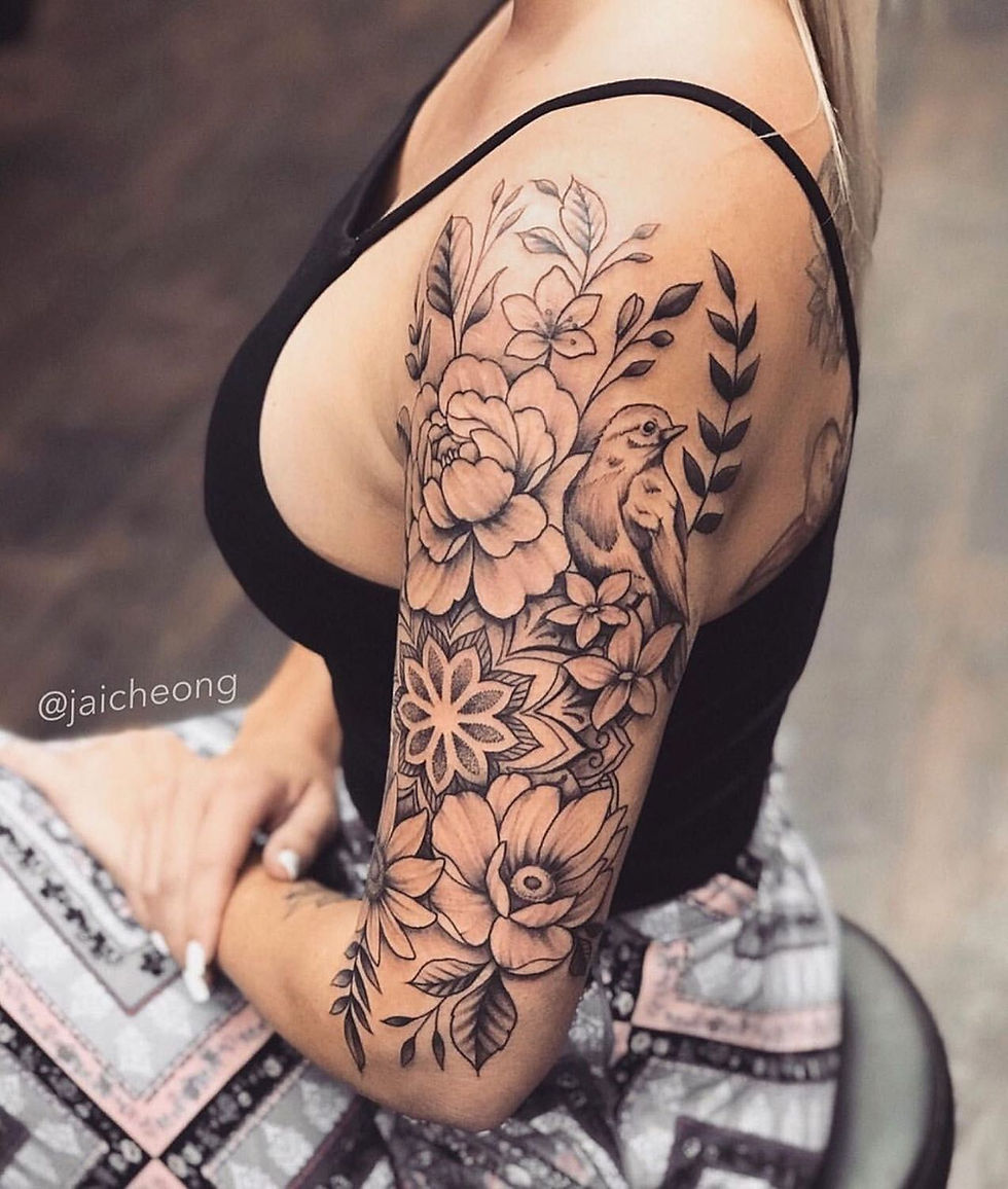 Tatuagem Feminina Delicada No Braco