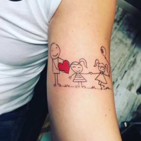 tatuagem-feminina-familia