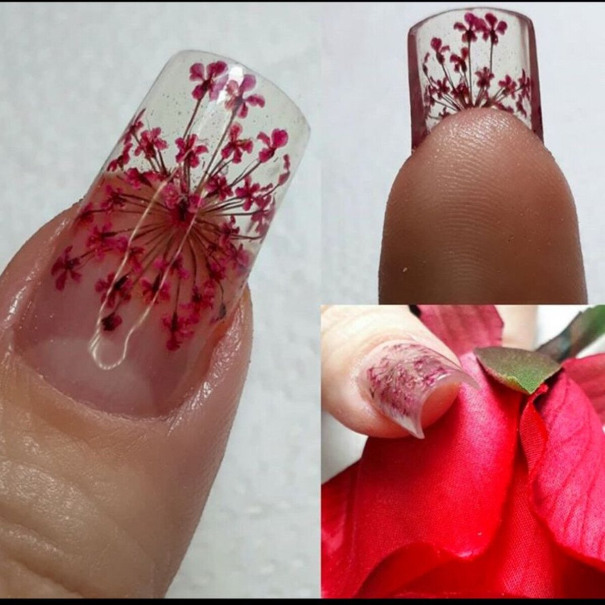 Unhas Decoradas De Flor