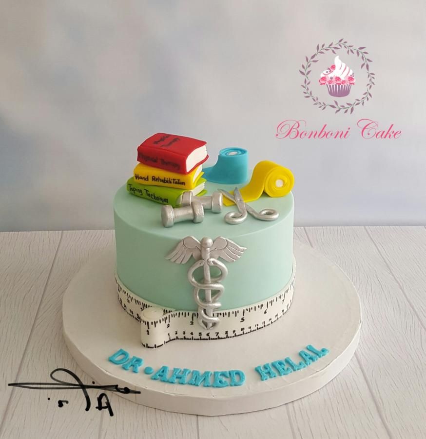 Physiotherapy Decorated Cake