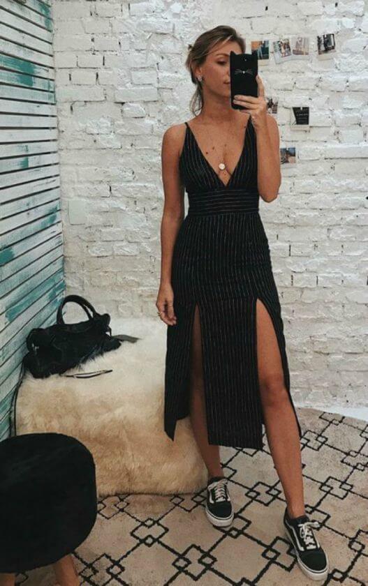 Look com Vestido Midi