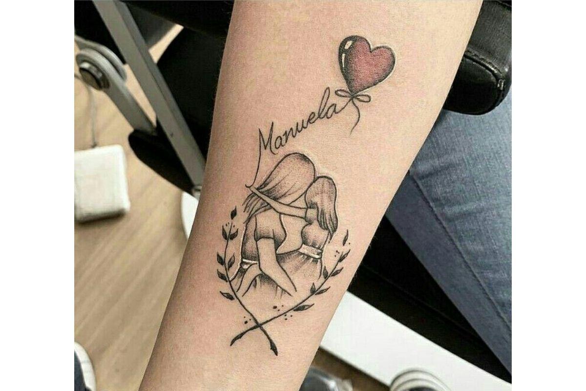 Tatuagem Feminina Mae E Filha