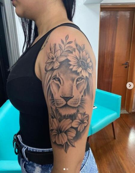 tatuagem-feminina-leoa