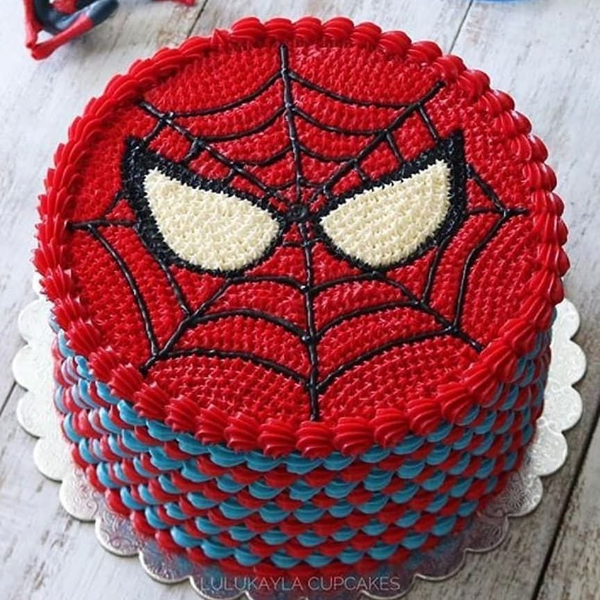 Bolo Decorado Homem Aranha