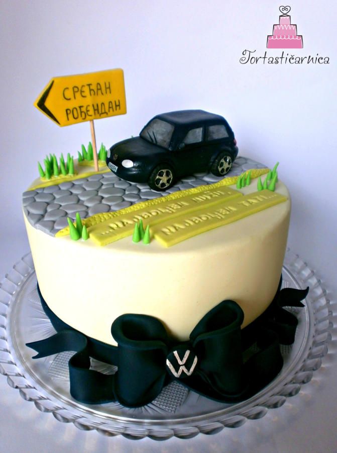 Volkswagen Decorated Cake