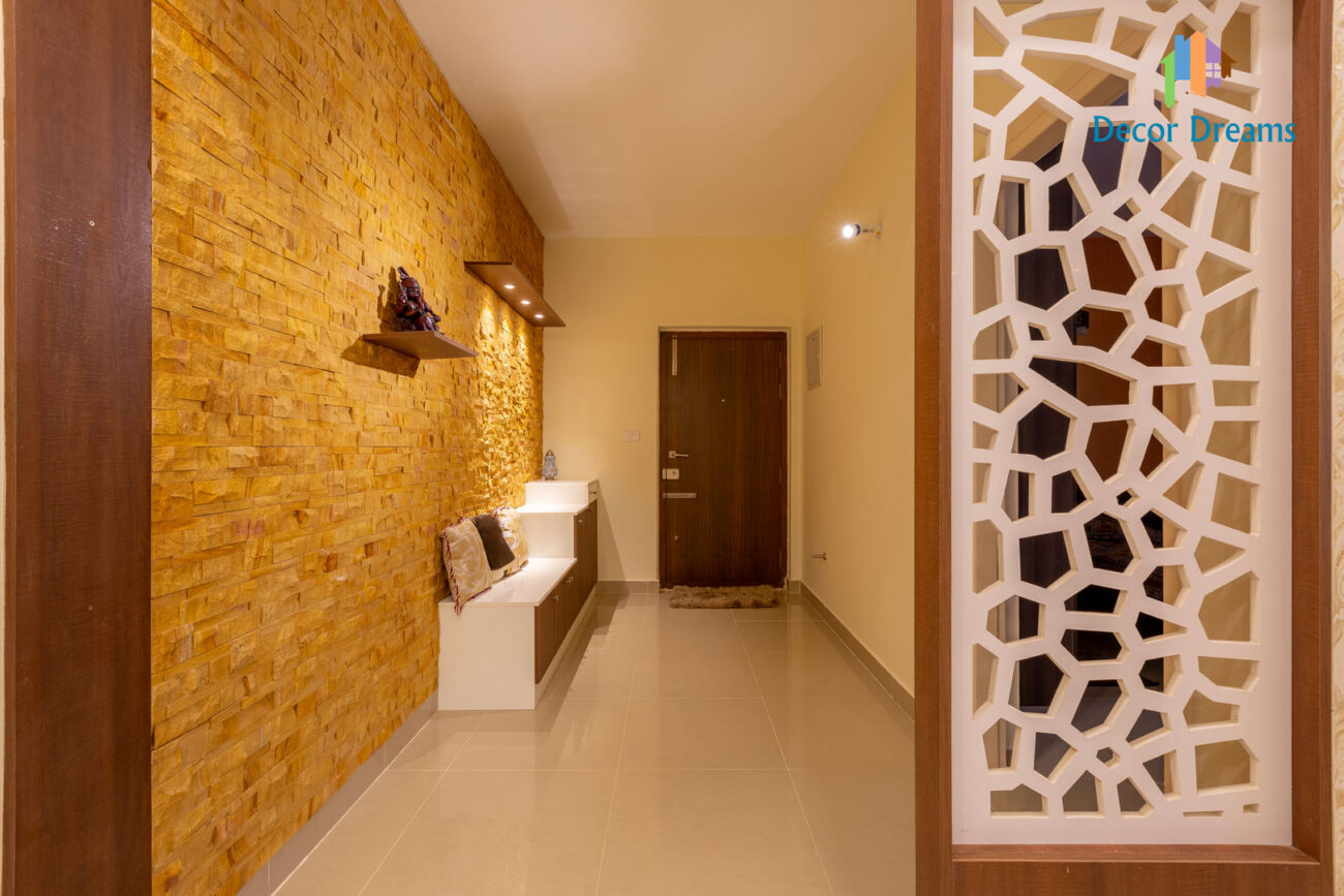 Wall Decoration with Bricks