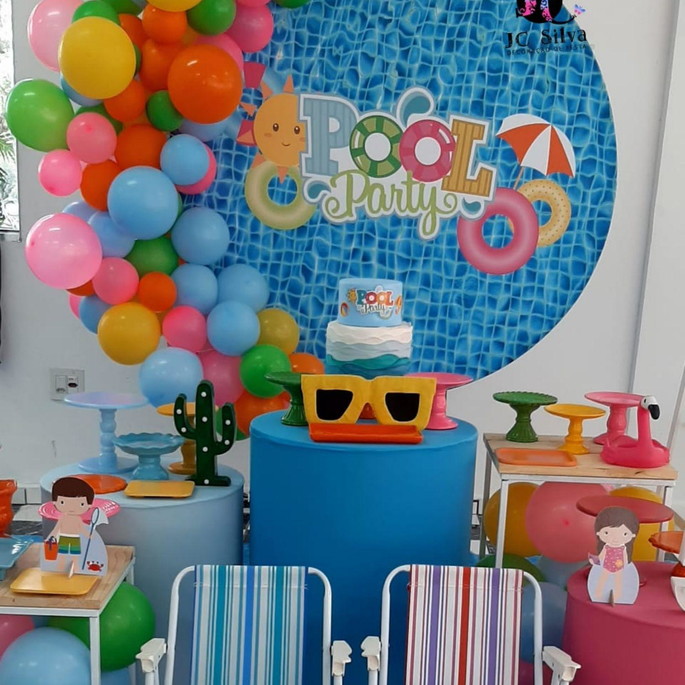 Decoração para Pool Party