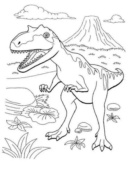 desenho-para-colorir-dinossauro