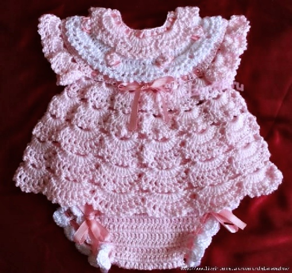 roupinha de bebe de croche menina